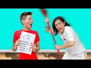 SONO STATO BOCCIATO! SCHERZO A MIA MAMMA 😂 Quando mamma e papà si arrabbiano su Cap e Kazu