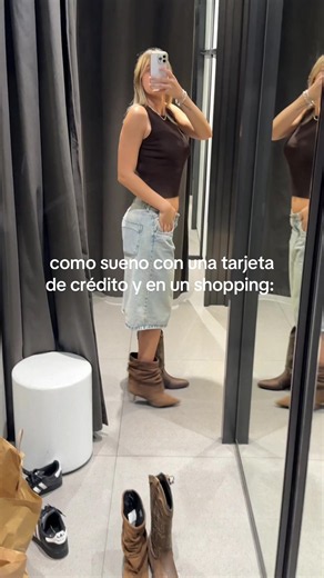 Como sueño con una tarjeta de crédito y en un shopping