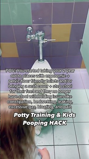 Potty Training & Pooping HACK for Constipation! #doctor #health #mom #kids #family #fyp #poop