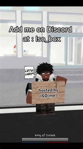 Iso_box Join the discord to be in videos and win emotes! #anime #jjs #jujutsushenanigans #roblox