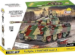 COBI Historical Collection WWII PZ.KPFW. V Panther AUSF. A (SD.KFZ.171) Tank