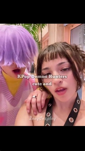 KPop Demon Hunters cute and funny moments 😂 pt90 #kpdh #kpop #kpopdemonhunters #cosplay #jinu #rumi