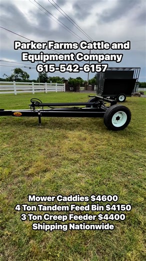 3.3K views · 15 reactions | Parkerfarmscattleandequipment.com 615-542-6157. #mowercaddy #hay #cattle #farming #safety #feeding #creepfeeder # | Parker Farms Cattle and Equipment Company | Facebook