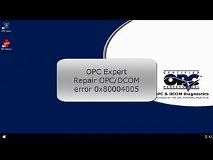 OPC Expert 0x80004005