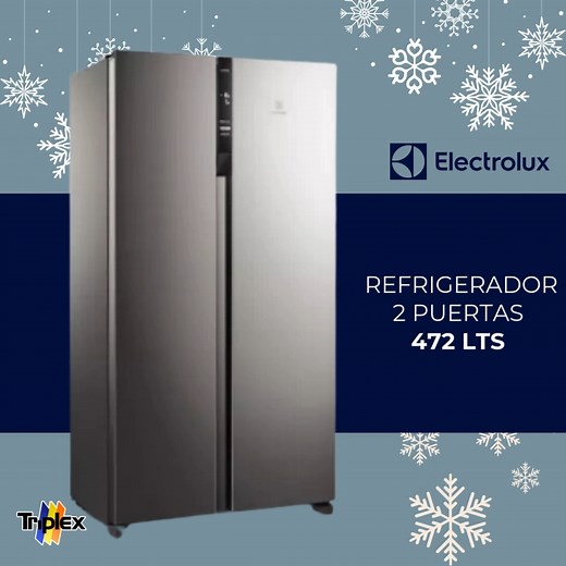 ✨ ¡Conoce el nuevo Refrigerador Electrolux Side by Side! ✨ 🔹 Diseño moderno y elegante que transforma tu cocina. 🔹 AutoSense: Prolonga la frescura de tus alimentos hasta un 30% más. 🔹 Tecnología Inverter: Ahorra energía y preserva la temperatura ideal. 🔹 Panel Digital con funciones Turbo para enfriar y congelar rápidamente. 🔹 IceTwister: Hielo siempre a mano para tus bebidas. 🔹 Organización perfecta con cajones especiales para frutas, verduras y más. 💡 Ideal para tu hogar, perfecto para t