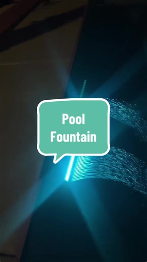 The Pool Fountain to make your Pool look and Feel like luxury . #pool #poolside