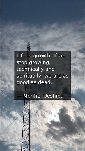 Morihei Ueshiba #quote #life #selfimprovement