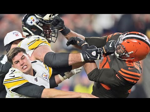 MYLES GARRETT BRAWL (VIDEO) - ASSAULT?! How long will he be suspended?