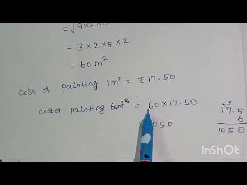 Class 9th Exercise 7.1 full chapter 7 Mensuration tn samacheer 
