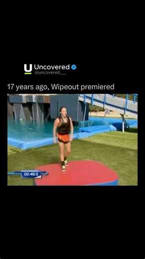 Uncovered on Instagram: "“Wipeout” is a high-energy obstacle-course game show that first aired in 2008 and quickly became known for its giant foam obstacles, slippery surfaces, and spectacular wipeouts. Contestants race through oversized courses designed to knock them into mud or water, all while commentators provide playful, comedic narration. The show’s appeal comes less from winning and more from the hilarious, over-the-top falls along the way. The original “American Wipeout”, hosted by John 