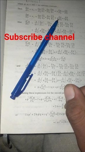 Partial differential equations #maths #basicproblems #mathematics