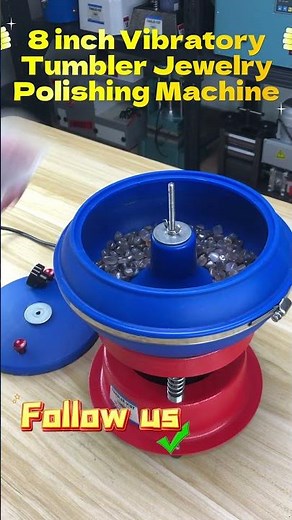 Tooltos 8 inch Vibratory Tumbler Jewelry Polishing Machine Operation Video is Comming! #machine