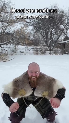 Happy Viking Dance with a Hammer Twist