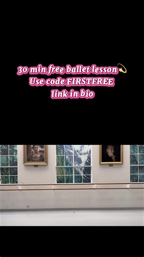 Ballet coaching, on me ✨ 30-min FREE private lesson Code FIRSTFREE | Book on theballetscene.com 🩰 • #ballet #ballettraining #balletcoach #balletlife #balletdancer