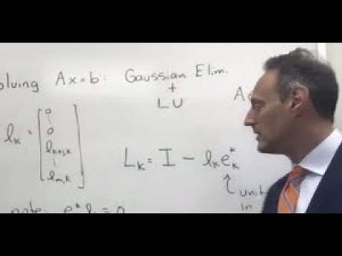 Applied Linear Algebra: Gaussian Elimination & LU