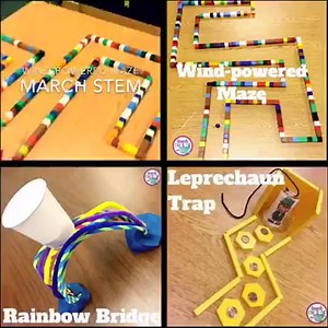 "Another fantastic set of STEM challenges, as always. I love that these are easy to put together and have the vocabulary, instructions and reflection materials to make the lessons an absolute breeze to put together. (On a side note, when my students saw this coming out of the printer they began to cheer!)" -Rachel Poetker of Poet Prints My March STEM Challenges are some of my all time favorites as we learn about kinetic energy, friction, momentum, arched bridge designs, and so much more! bit.ly/