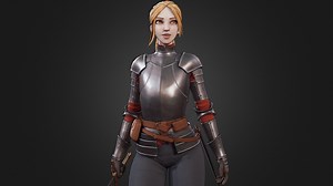 Knightess Claire - Unity3D Game-Ready Character - Buy Royalty Free 3D model by Rukha93