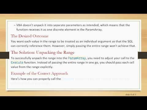 Unpacking VBA Variants into ParamArray