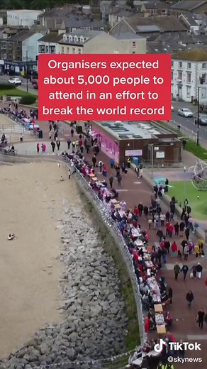 World's Largest Street Party in Morecambe - Drone Footage
