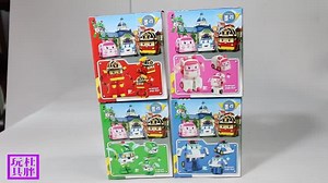 卡通玩具机器人车 Robocar Poli玩具 新玩具拆封试玩