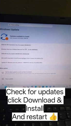 How to Check Windows Updates in PC or Laptop | Easy Steps#tech