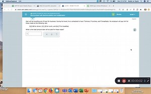 Word problem with decimal addition and multiplication