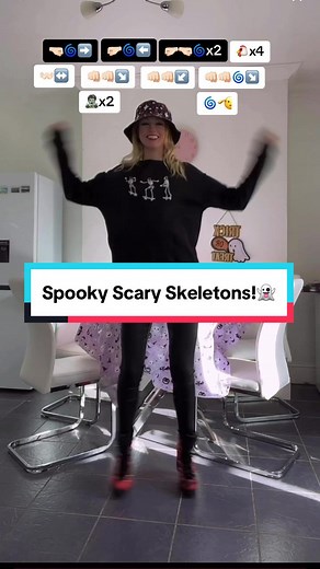 Spooky Scary Skeletons Dance Tutorial 2023