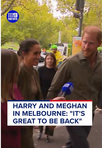 Harry & Meghan Thank Australians on Royal Tour | #9News