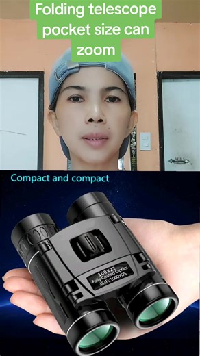 Folding Telescope: Compact and High Zoom Precision