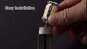 T3 G4 Bi-pin LED Light Bulbs, 12VAC/DC Low Voltage 3Watt Daylight White 6000K for Outdoor Landscape Lighting Pathlights, Deck, Step, Paver Lights 6-Pack