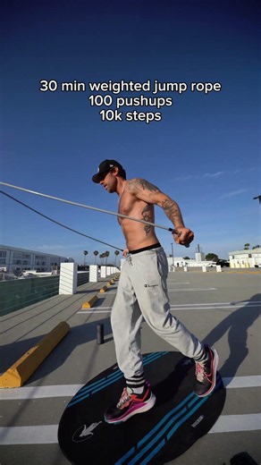 Simple routine for weight loss and building muscle #cardio #jumprope