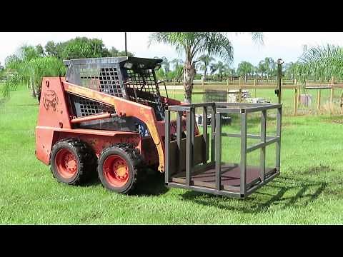 How to Build a Skid loader, tractor loader, safety basket