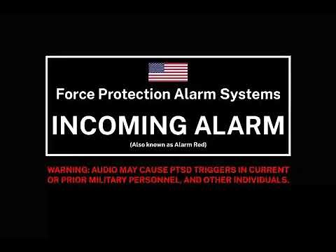Incoming Alarm US Military Base - Alarm Red (IRAQ)