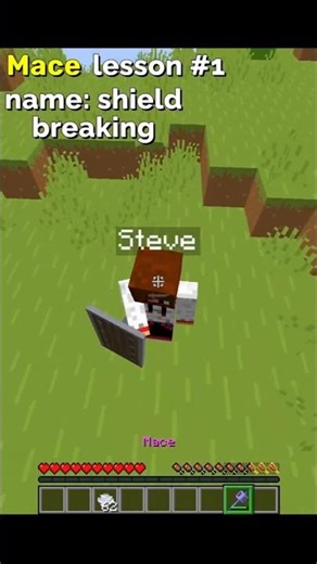 Minecraft mace lesson #1(rapture T1 mace tech)