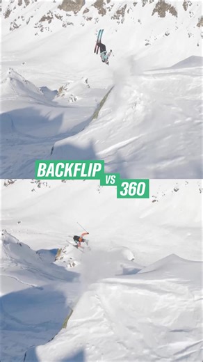 Epic Freeride Stunts: Backflip vs. 360 Spin
