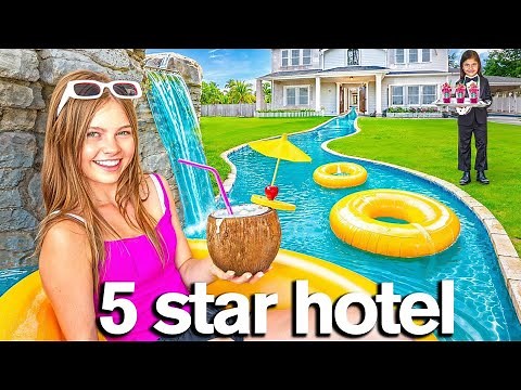 I turned My House into 5 Star HOTEL Trailer👀❤️‍🩹 ‎‪@jordanmatter‬