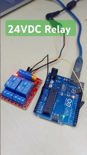 24VDC Relay with Arduino Uno r3