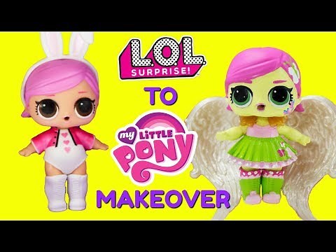 DIY Custom Hops To Fluttershy LOL Surprise Doll My Little Pony MAKEOVER