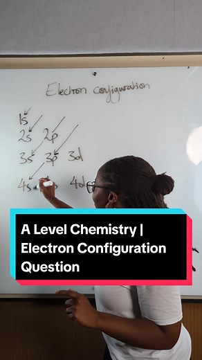 A Level Chemistry | Electron Configuration Question #myedspace #alevels2024 #alevelchemistryrevision #chemistryteacher #chemistrytutor #lajoydoeschemistry #alevels2025 #alevels2023 #alevels #alevel #alevelchem #chemistry #chemistrytest