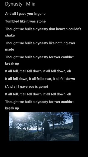 Miia - Dynasty Lyrics | Karaoke Version