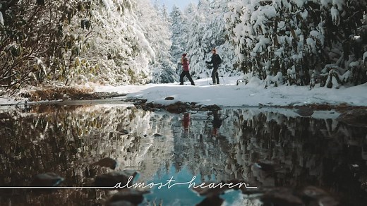 Magical adventures through the snow-covered forest past frozen waterfalls. Experience the best snowy hikes in the Mountain State. | West Virginia Tourism