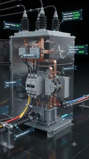 ⚡ Ring Main Unit (RMU) Working Explained! #Shorts