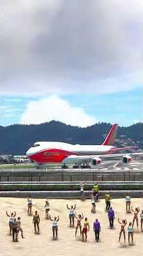 Absolutely stunning takeoff view #extremetakeoff #aviation #boeing747