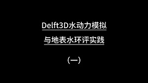 Delft3D水动力模拟与地表水环评实践（一）