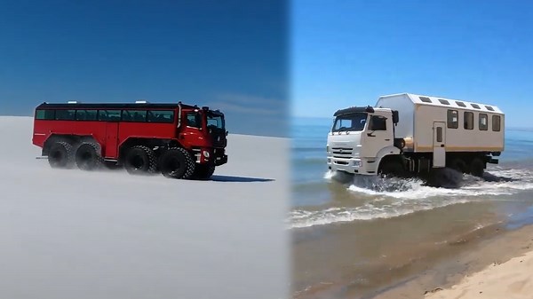Unmatched Power of the Largest Off-Road Buses