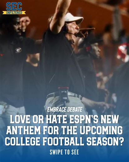 ESPN has officially dropped their new theme song for the 2025 football season. Thoughts? | SEC Unfiltered
