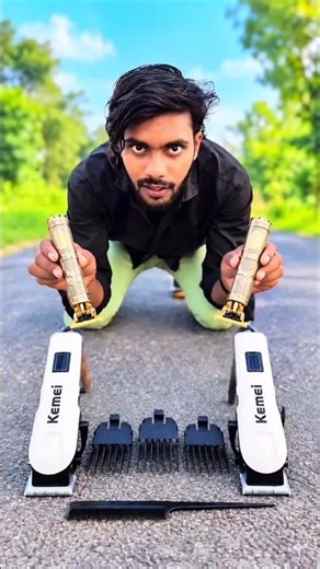 Portable Hair Clipper VS USBRechargeable Trimmer Unboxing &Testing Fun🤩