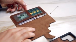 HARDISTON Genuine Premium Leather Handmade Wallet Case for Samsung Galaxy S8 Plus - Detachable Strong Magnetic Flip Cover with Card Holders and Kickstand - Perfect Protection for All Edges (Pink)