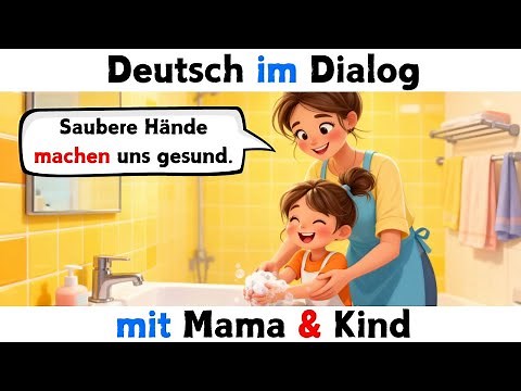 5 Einfache Alltagsgespräche zwischen Mutter und Tochter | Deutsch Lernen mit Dialogen (A2 Anfänger)