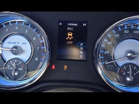 DISABLING ELECTRONIC STABILITY CONTROL on Chrysler 300, Dodge Charger/ Challenger SRT